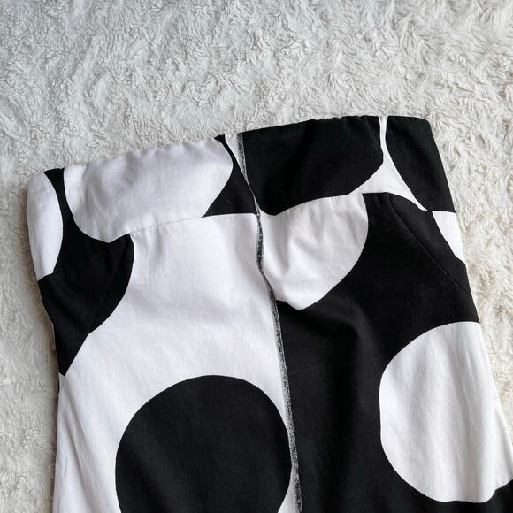 Cache strapless polka dot flower mini dress white‎ black floral vintage Y2K 4 - Picture 11 of 16